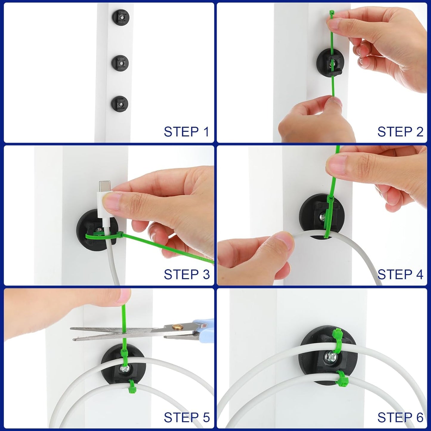 TYIIPLUS Magnetic Zip Tie Mount