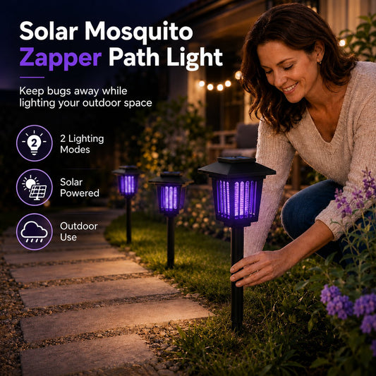 Solar Mosquito Zapper Path Light
