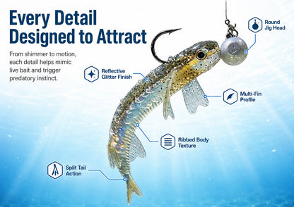 🐟️Realistic transparent fishing lure🎣