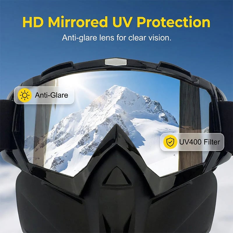 🔥Detachable Full Face Goggle Mask