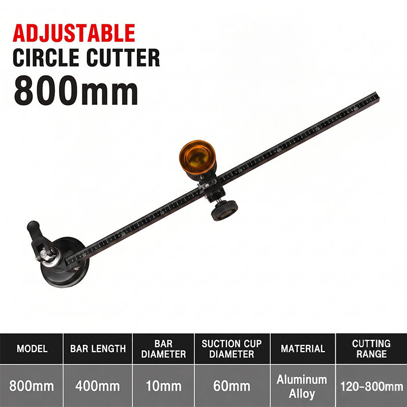🔥Glass Circle Cutter Tool for Tiles and Ceramics with Adjustable Features