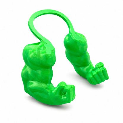Creative Green Giant Muscle Arm Cat Toy