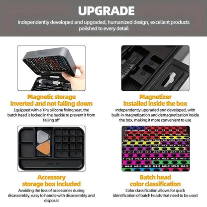 🛠️ 132-in-1 Precision Screwdriver Tool Kit