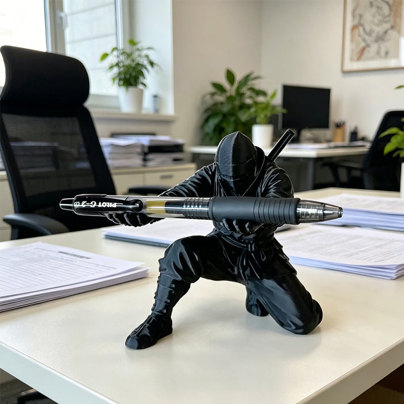 ⚔️3D Printed Ninja Pen Holder Desk Organizer