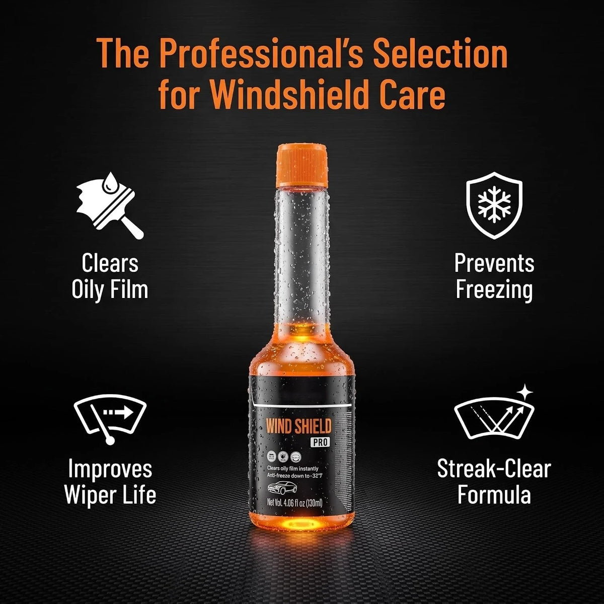 TYIIFIND™ Ultra-Concentrated Windshield Cleaner & Anti-Freeze Fluid (120ml / 4.06 fl oz)