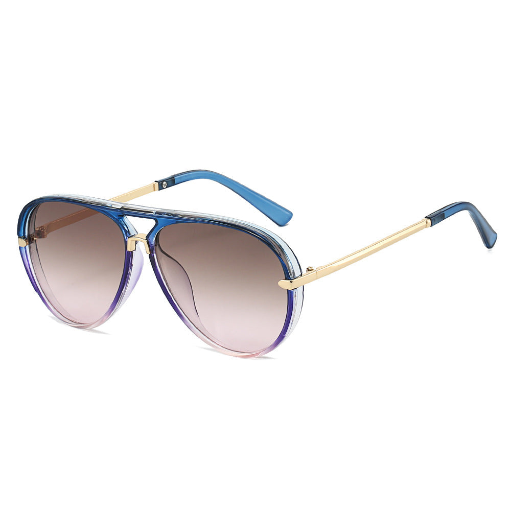 Retro Oversized Aviator Sunglasses