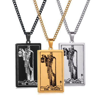 🔮 Mystical Tarot Card Pendant Necklace