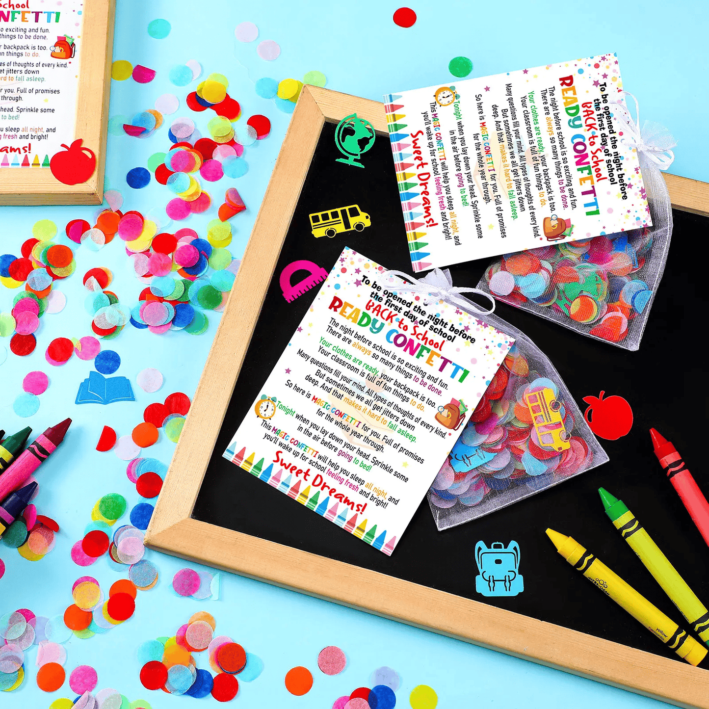 🎉School Day Joy Confetti Favor Set🎓