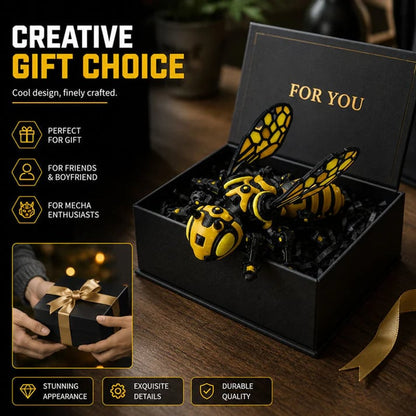 Cyber Mechanical Bee Figurine 🐝