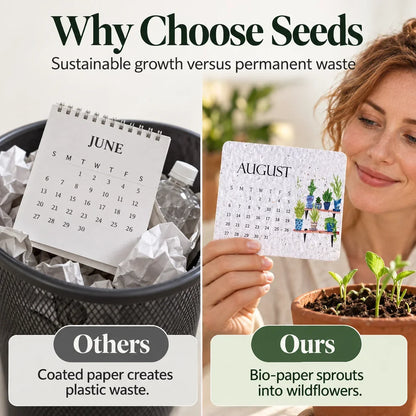 🌱Eco-Friendly Plantable “Timeless” Seed Calendar 2027
