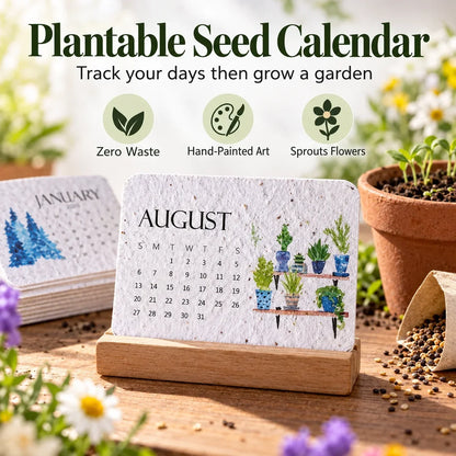🌱Eco-Friendly Plantable “Timeless” Seed Calendar 2027