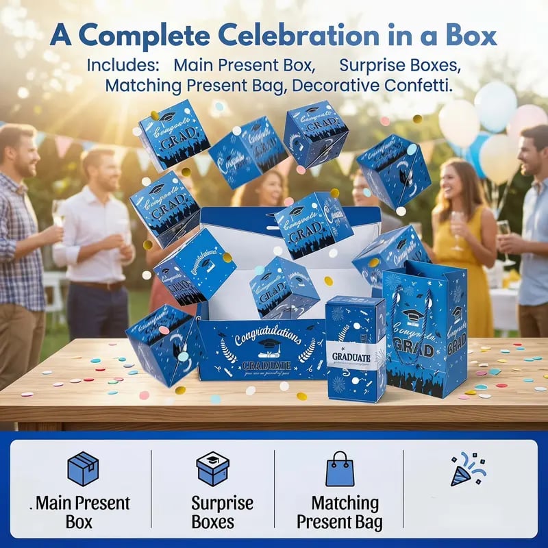 2026 Graduation Surprise Pop‑Up Gift Box – A Gift That Jumps with Joy 🎓✨