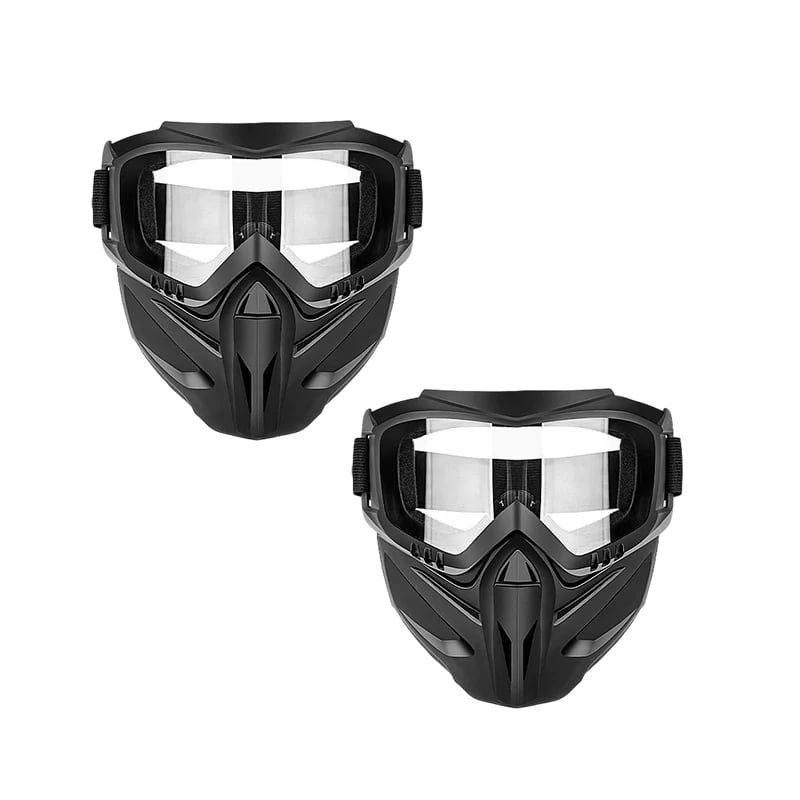🔥Detachable Full Face Goggle Mask