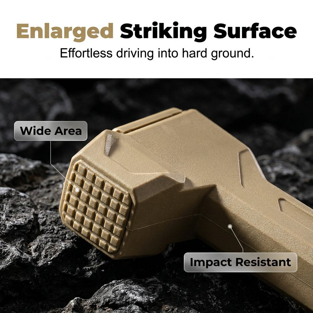 🔨🏕️Multifunctional Camping Hammer & Tent Stake Puller✨