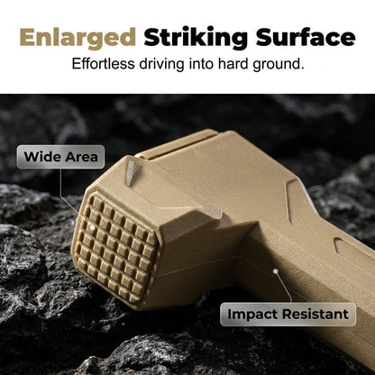 🔨🏕️Multifunctional Camping Hammer & Tent Stake Puller✨