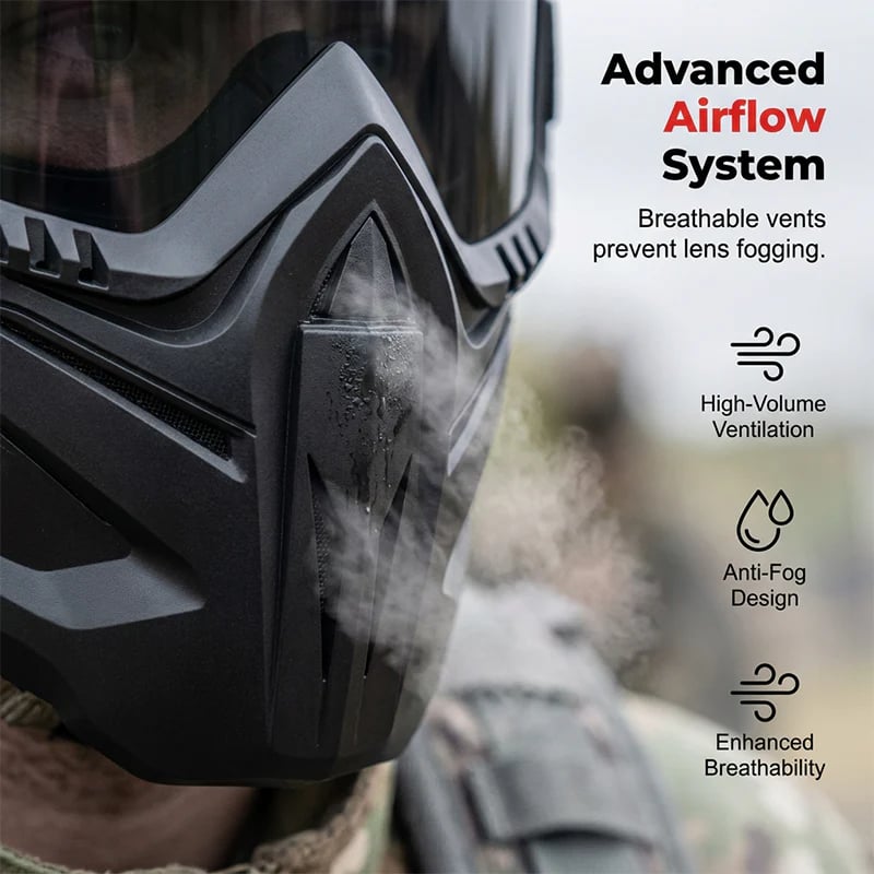 🔥Detachable Full Face Goggle Mask