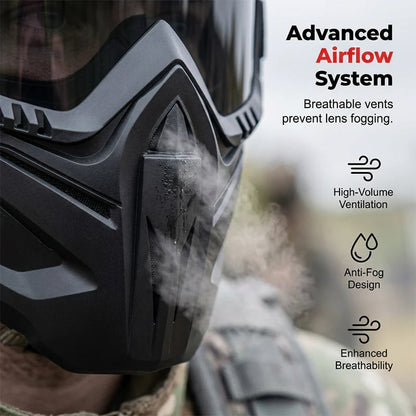 🔥Detachable Full Face Goggle Mask