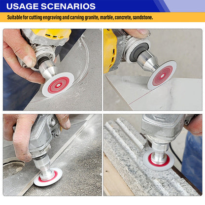 Professional 50mm (2") Diamond Grinding & Cutting Disc with RemovabIe FIange for Tile & Stone