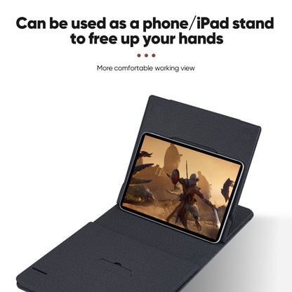 TYIIPLUS Ultra-Slim Foldable Laptop Desk with Integrated Wireless Charging