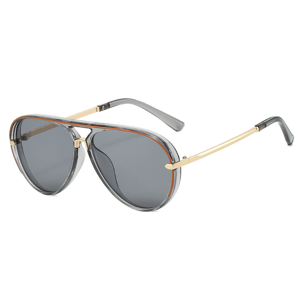 Retro Oversized Aviator Sunglasses