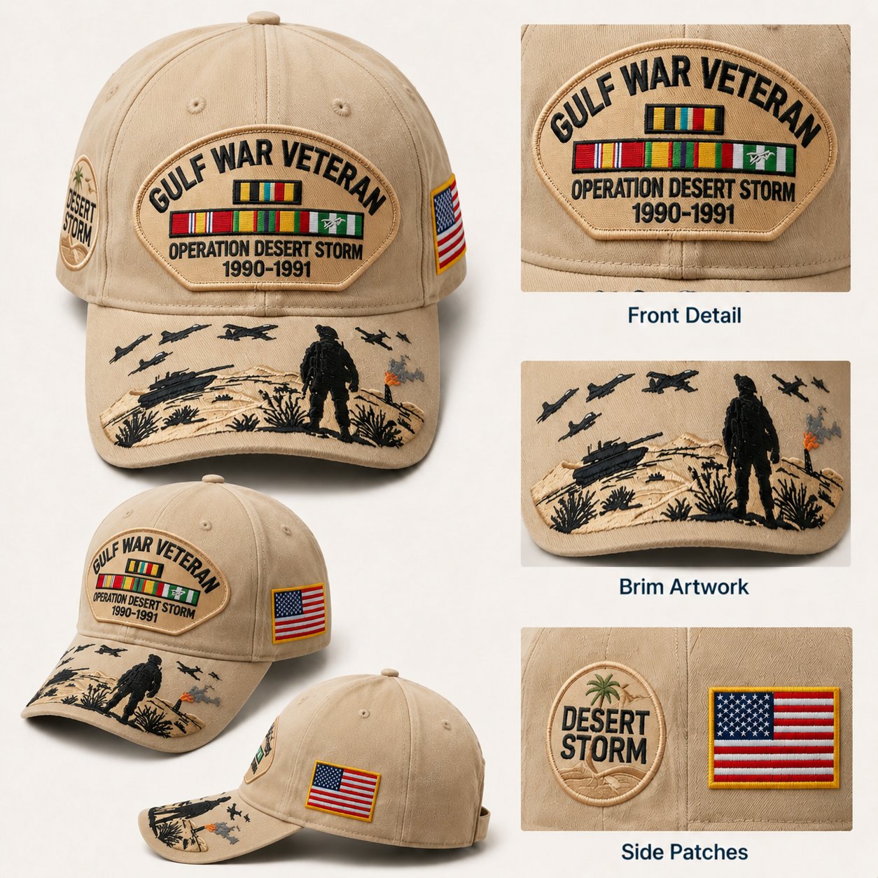 🇺🇸 Gulf War Veteran Tribute Cap🎖️