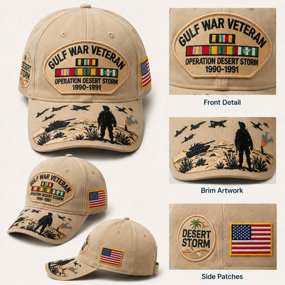 🇺🇸 Gulf War Veteran Tribute Cap🎖️