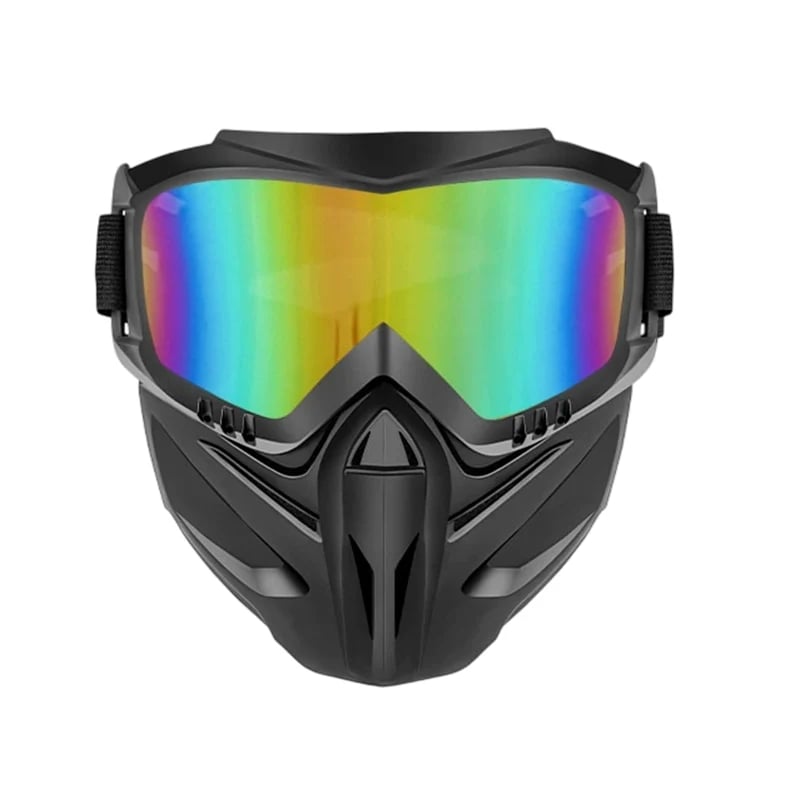 🔥Detachable Full Face Goggle Mask