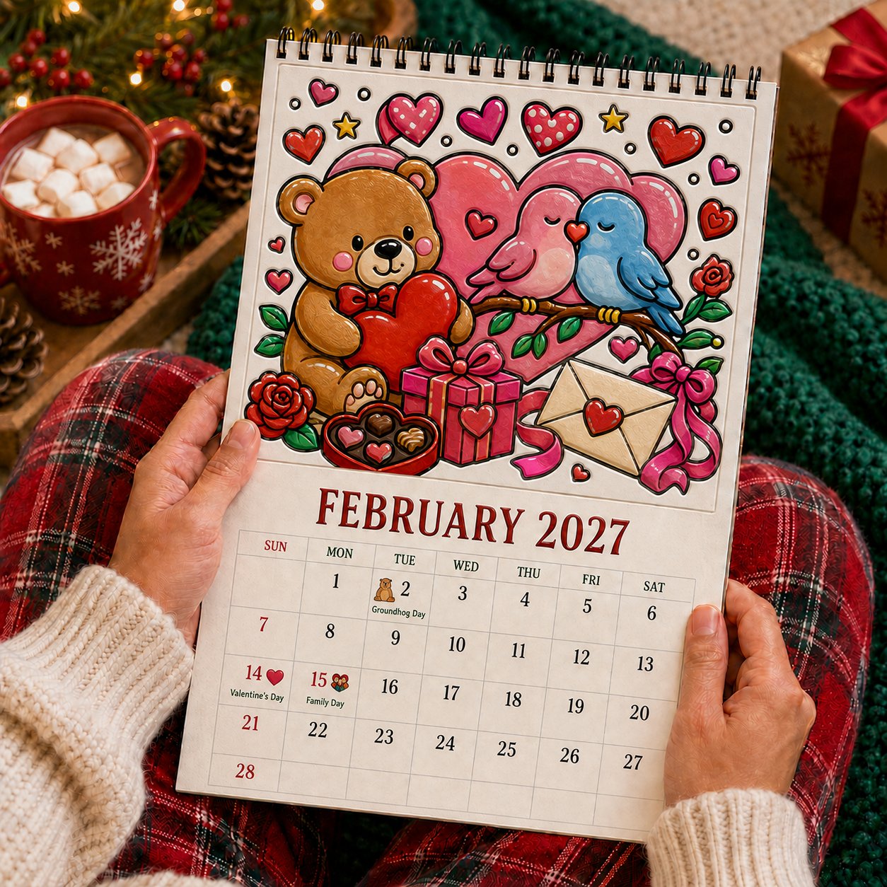 🎨Color Your Year 2027: Creative Coloring Calendarr📅