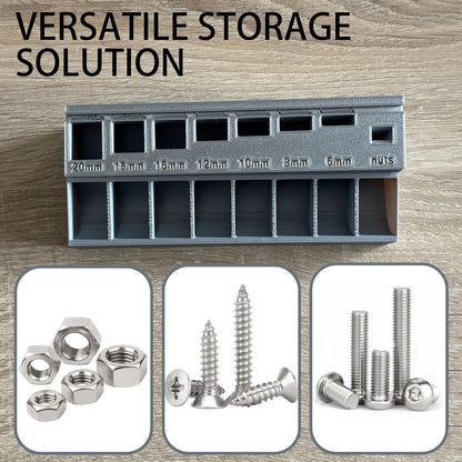 M3 Screw Organizer – Precision Bolt Sorter Tray with 7 Measuring Slots