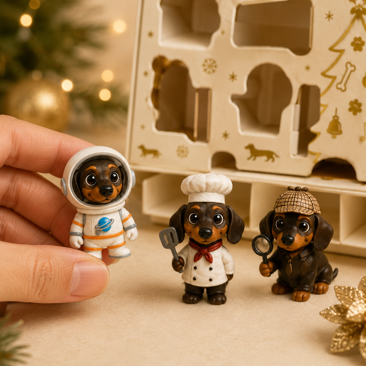 🐾 Dachshund Advent Calendar – 24 Days of Adorable Puppy Surprises