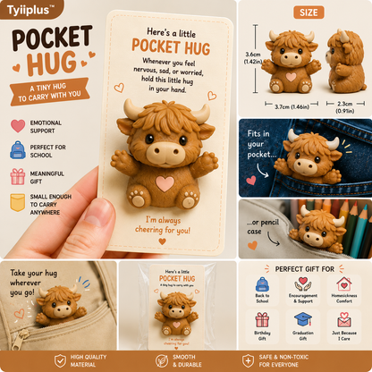 TYIIPLUS™ Pocket Hug – Tiny Comfort Companion & Meaningful Gift