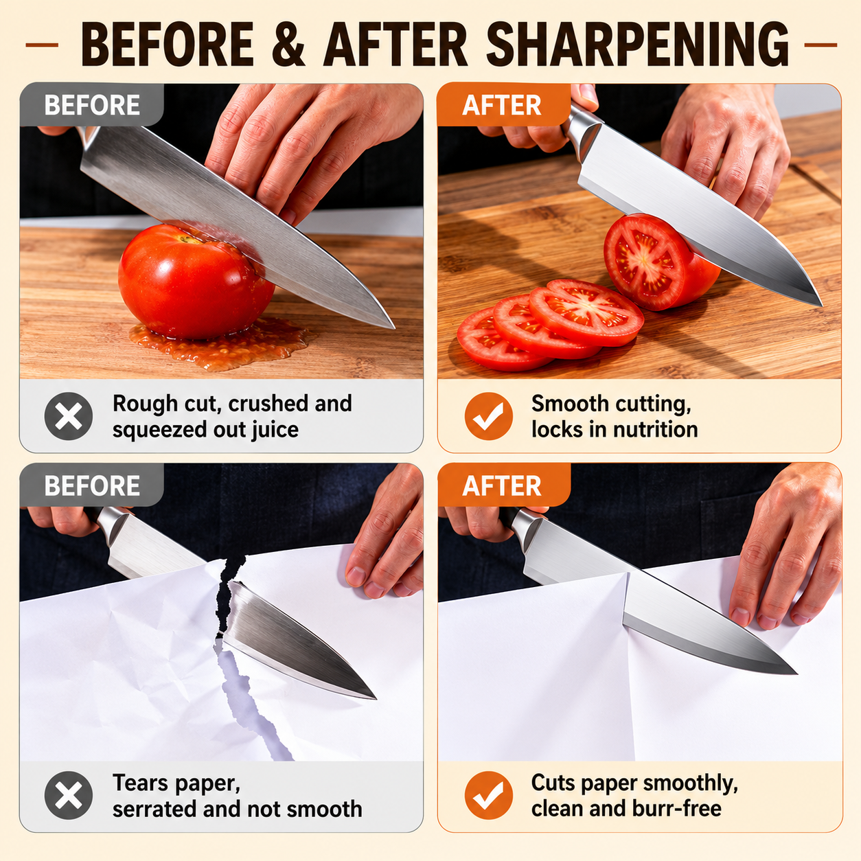 TYIIPLUS™ Rechargeable Diamond Knife Sharpener – 3-Stage Diamond Sharpening System