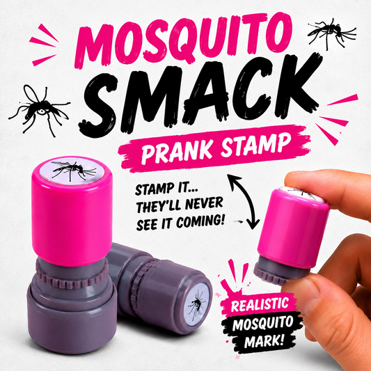😂🦟Funny Mosquito Smack Prank Stamp
