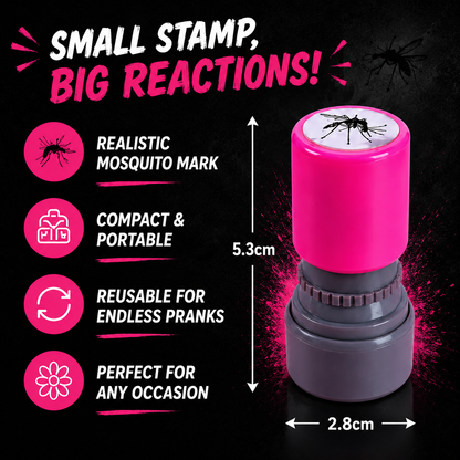 😂🦟Funny Mosquito Smack Prank Stamp