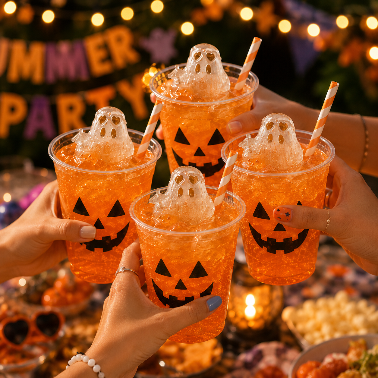 👻 TYIIPLUS™ Summerween Ghost Ice Cube Mold