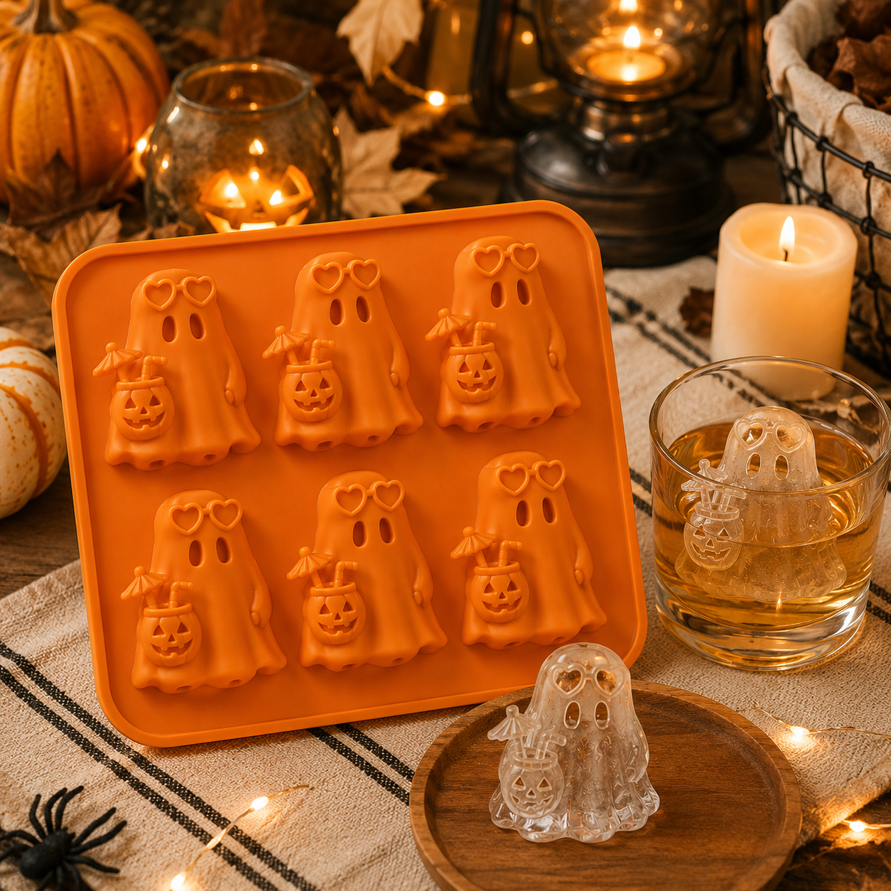 👻 TYIIPLUS™ Summerween Ghost Ice Cube Mold