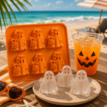 👻 TYIIPLUS™ Summerween Ghost Ice Cube Mold