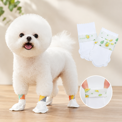 TYIIPLUS™ 20PCS Waterproof Disposable Dog Booties – Non-Reusable Paw Covers for Outdoor Walks, Rainy Days & Muddy Paws