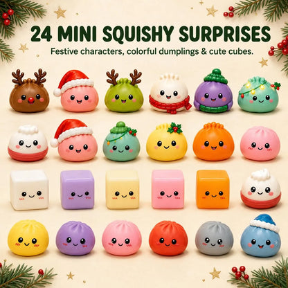 Christmas Dumpling Squishy Advent Calendar 2026