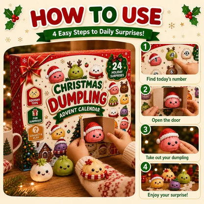 Christmas Dumpling Squishy Advent Calendar 2026