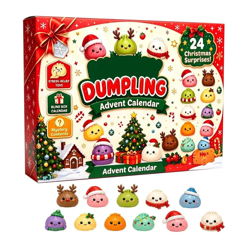 Christmas Dumpling Squishy Advent Calendar 2026
