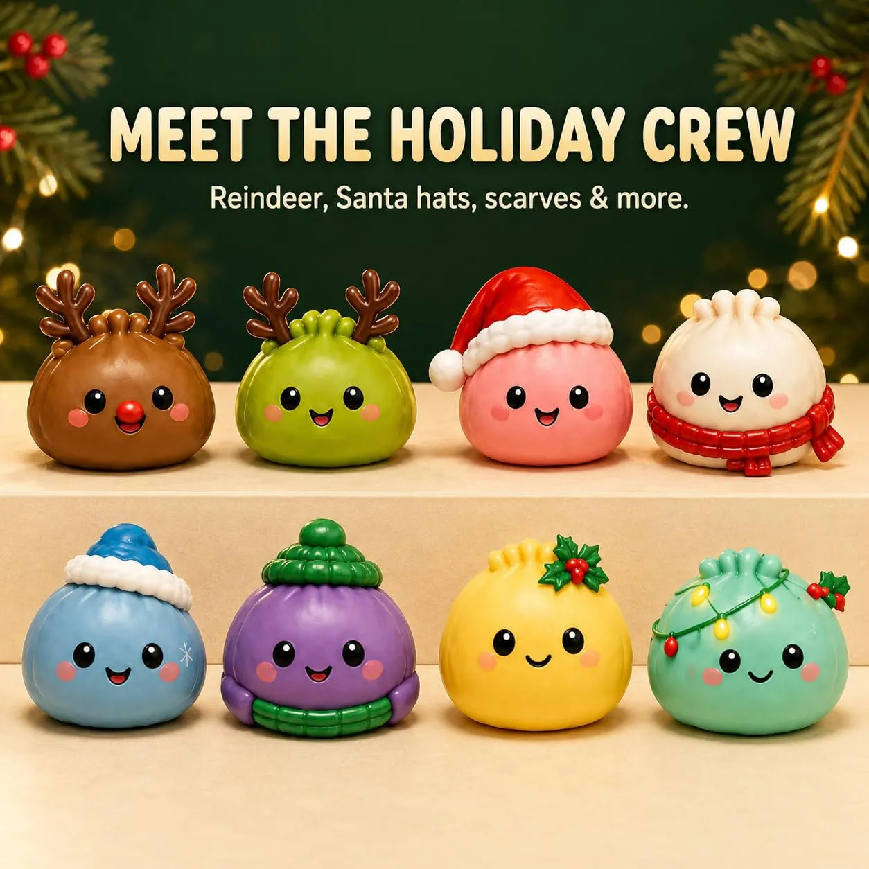 Christmas Dumpling Squishy Advent Calendar 2026