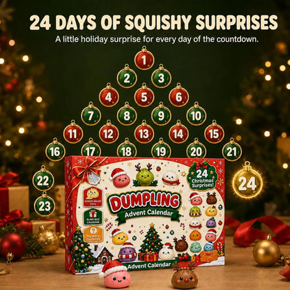 Christmas Dumpling Squishy Advent Calendar 2026
