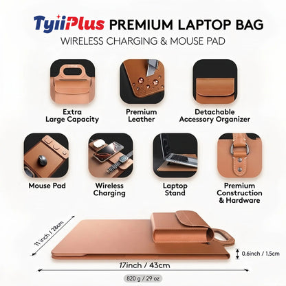 TYIIPLUS™ New Premium Wireless Charging Laptop Bag