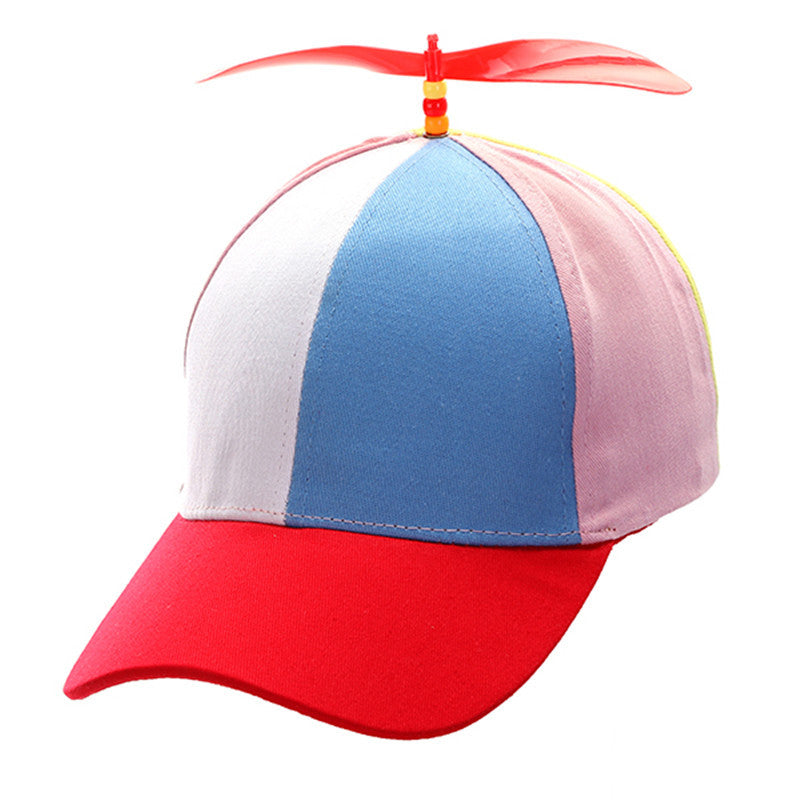 Unisex Propeller Baseball Cap – Adjustable Fun Windmill Hat for Outdoor Adventures