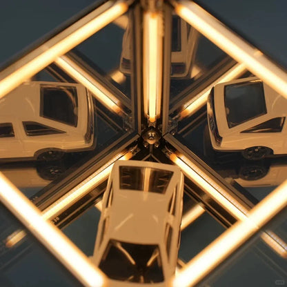 Infinite Abyss Cube – 4D RGB Mirror Lamp, Wireless & Touch Control