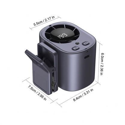 ❄️TYIIPLUS™ 199-Speed USB Rechargeable Clip-On Fan – Portable, Strong Clamp, Long-Lasting Battery for Car, Desk & Travel