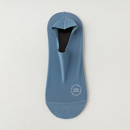 3-Pair Invisible Grip Socks Pack 🧦Breathable | Low-Cut | Anti-Slip | Sweat-Absorbing