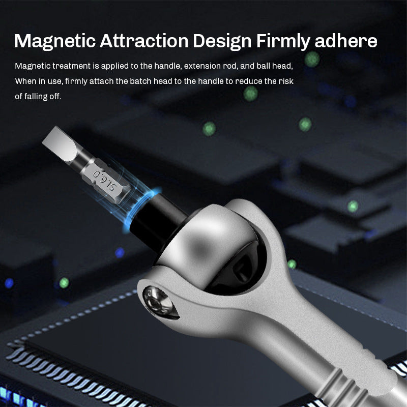 Tyiiplus™ 40-in-1 Magnetic Mini Ratchet Screwdriver Set for Tight Spaces 🔧