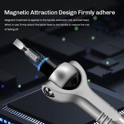 Tyiiplus™ 40-in-1 Magnetic Mini Ratchet Screwdriver Set for Tight Spaces 🔧
